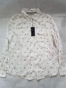 Brand New Women's M&S Collection Size 14 Shirt in Cream White RRP £30.00