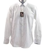 Brand New Men's GB Premium Collection Medium Long Sleeve Shirt in White RRP £30.00