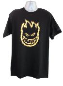 Brand New Men's Spitfire Bighead Large T-Shirt Top in Black RRP £26.99