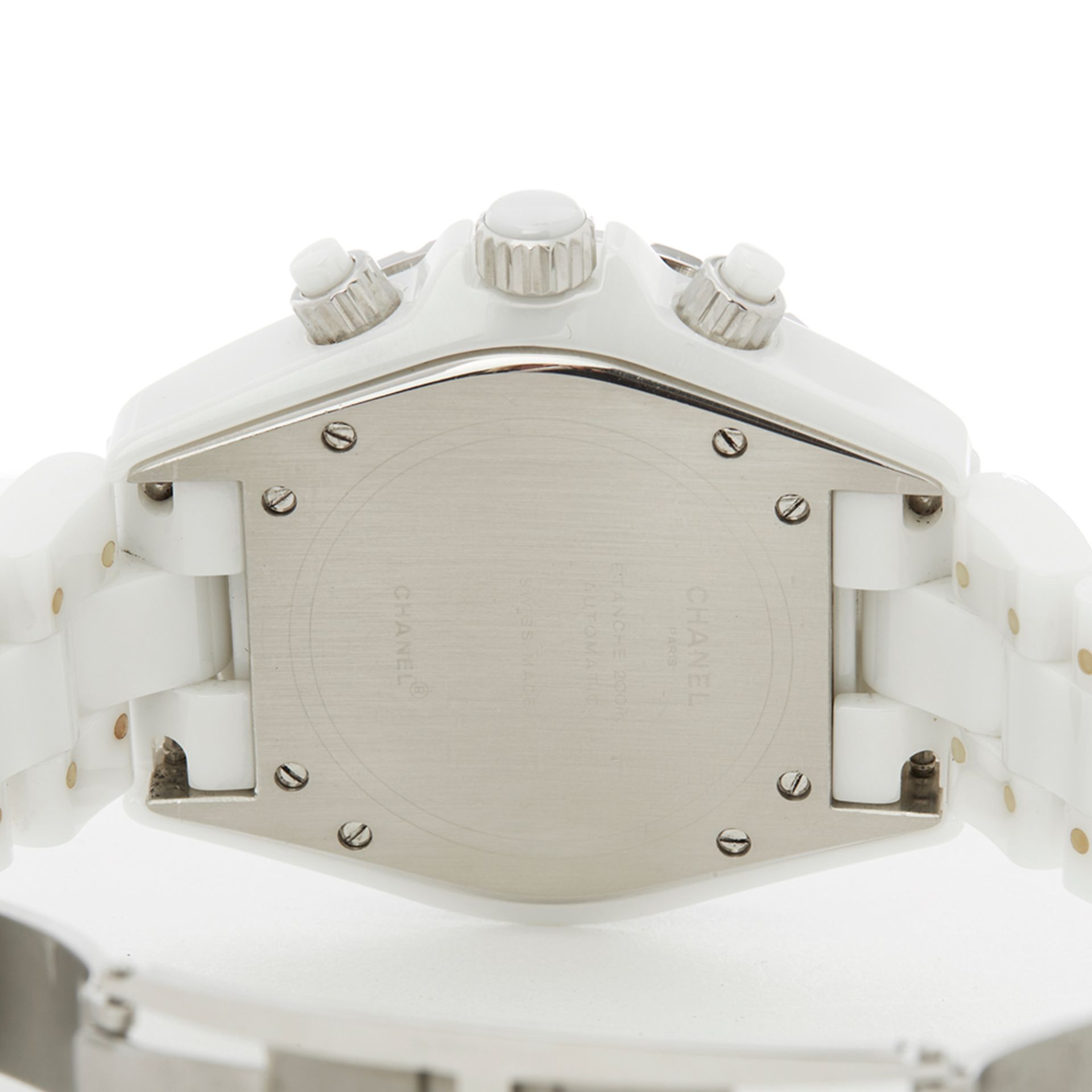 Chanel J12 Diamond Chronograph White Ceramic - H1007 - Image 7 of 8