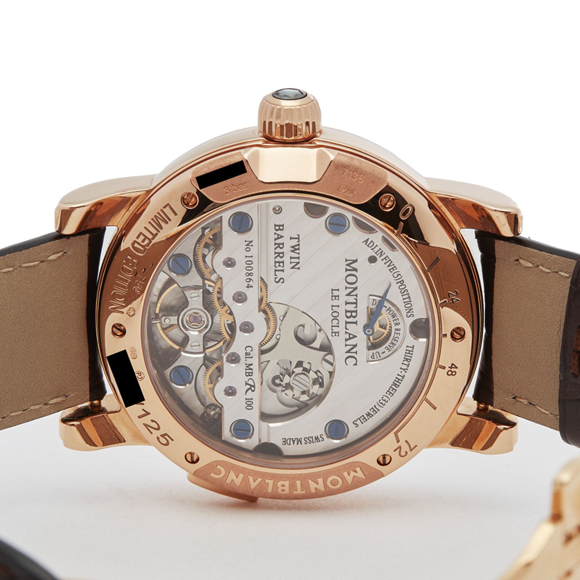 Montblanc Nicolas Rieussec Chronograph 18K Rose Gold - 102334 - Image 7 of 8