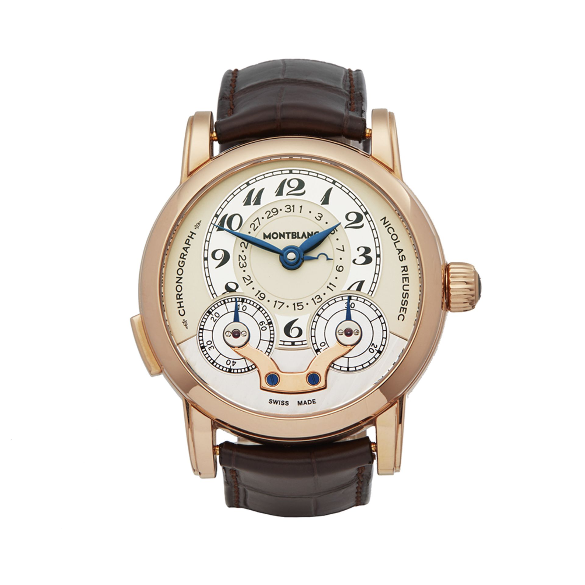 Montblanc Nicolas Rieussec Chronograph 18K Rose Gold - 102334 - Image 3 of 8