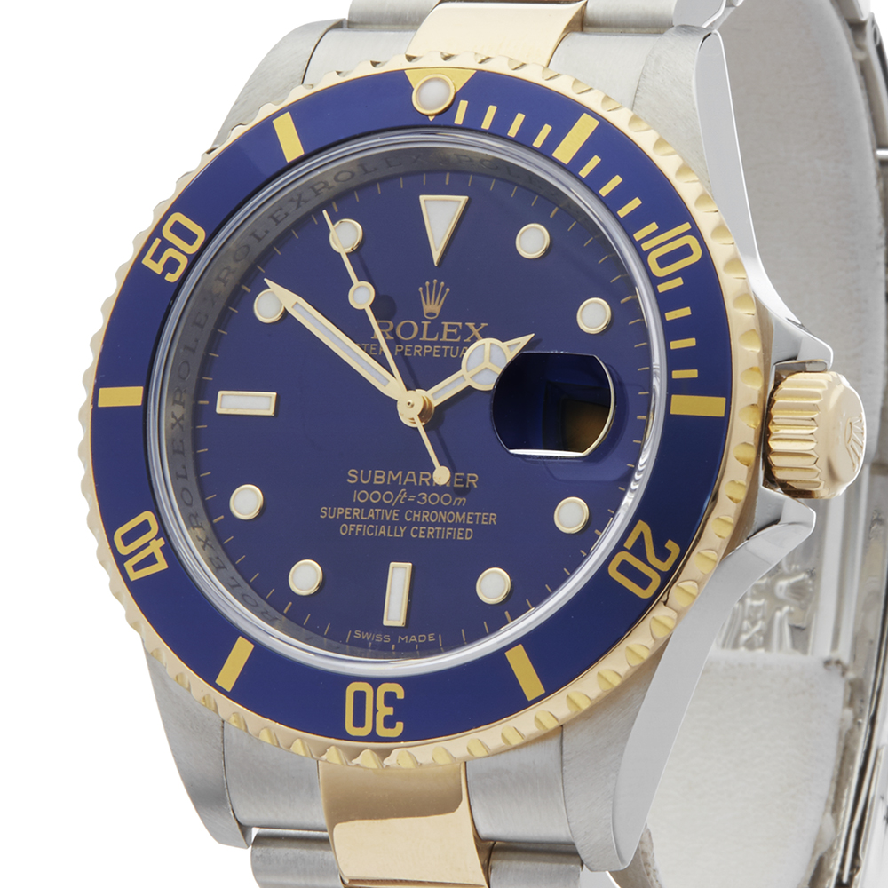 Rolex Submariner Stainless Steel & 18K Yellow Gold - 16613LB