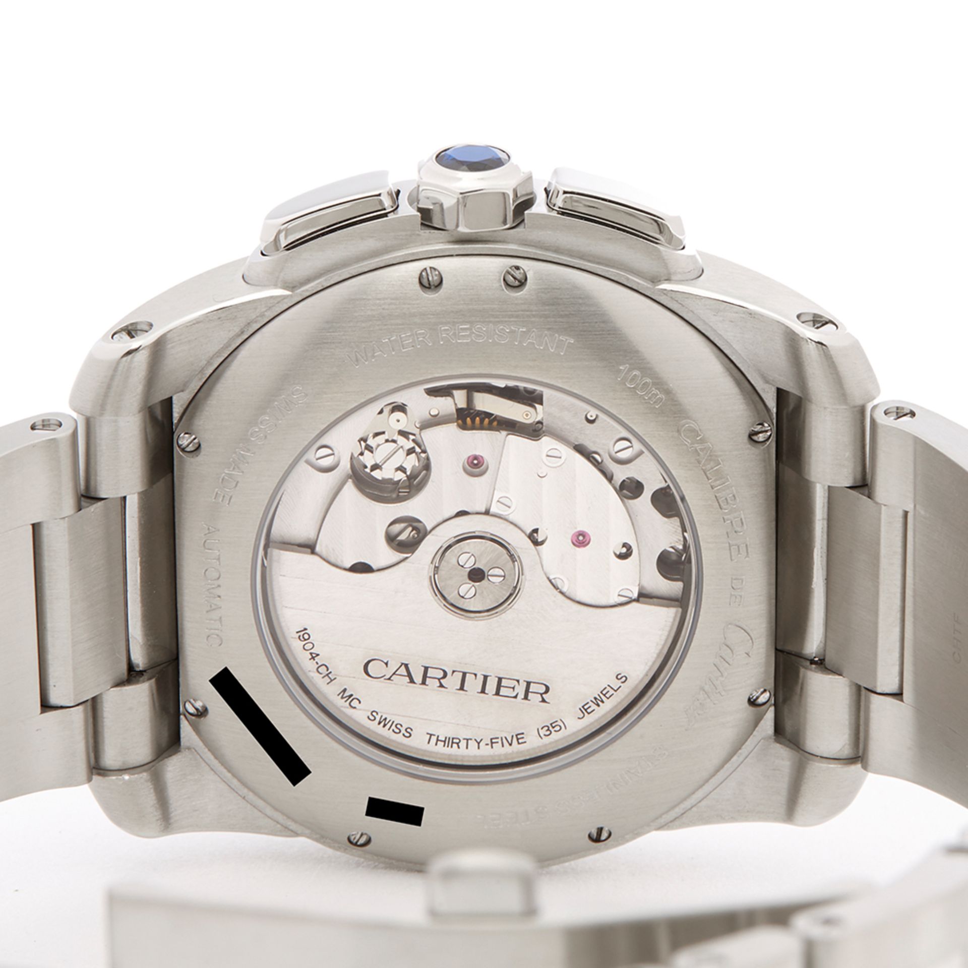 Cartier Calibre Stainless Steel - W7100061 - Image 5 of 6