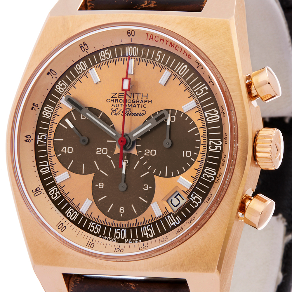 Zenith Vintage Chronograph 18K Rose Gold - 18.1969.469