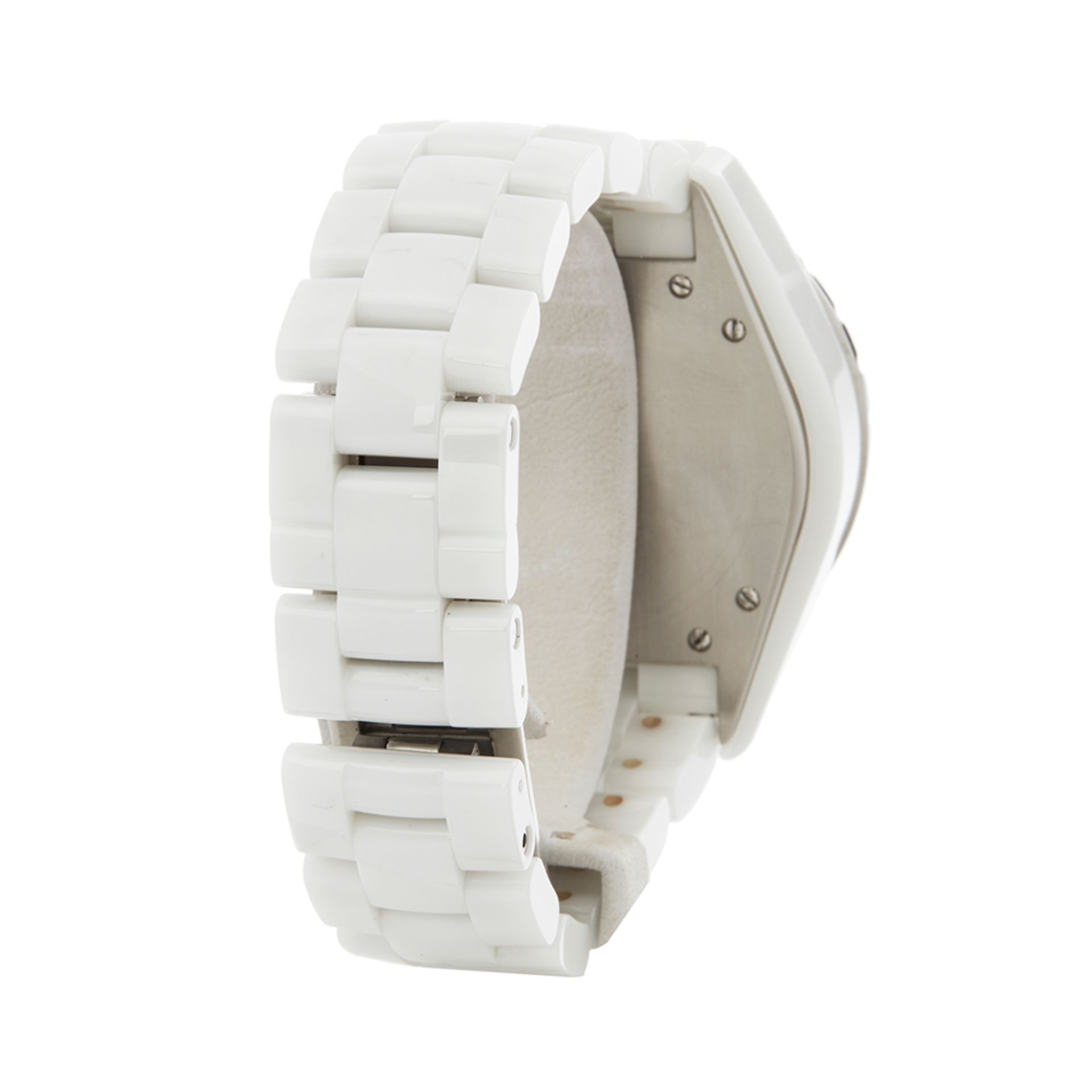 Chanel J12 Diamond Chronograph White Ceramic - H1007 - Image 6 of 8