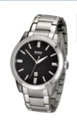 BRAND NEW GENTS HUGO BOSS WATCH 1512769, COMPLETE WITH ORIGINAL PACKAGING AND MANUAL - FREE P & P