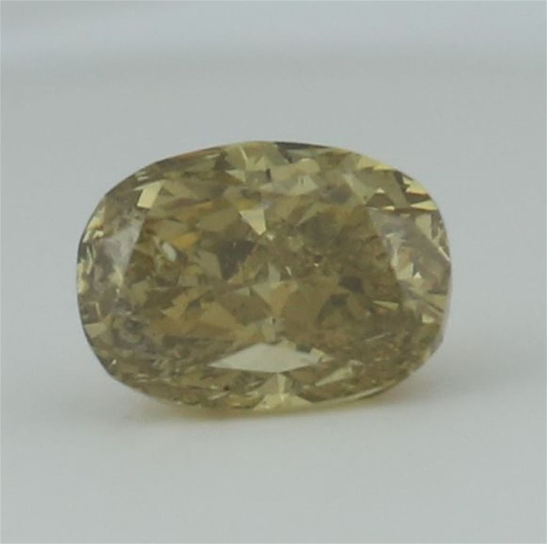 IGI Certified 0.52 ct. Brownish Yellow Diamond