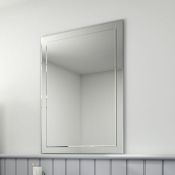 (AZ167) 650x900mm Bevel Mirror. Smooth beveled edge for additional safety and style Supplied fully