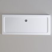 (AA59) 1700x700mm Rectangular Ultraslim Stone Shower Tray. RRP £749.99. Low profile ultra slim