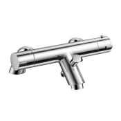 (S151) Thermostatic Deck Mounted Shower Mixer and Bath Filler Chrome plated solid brass mixer