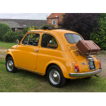 1972 Fiat 500 Lusso in 'Sunburst Yellow'