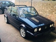 VW Golf MK1 GTI Rivage Leather Edition Convertible- K-Reg, 1993 HPI Clear.