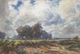 Thomas William Morley (English 1859-1925) Watercolour “on Hayes Common Kent” Exhibited R.A, R.I