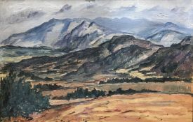 Alexander Graham Cairns-Smith FRSE (Scottish 1931-2016) Oil on canvas Landscape