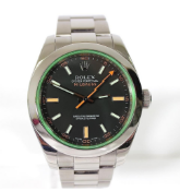 Rolex Milgauss 116400GV full set presented in mint condition from 2010