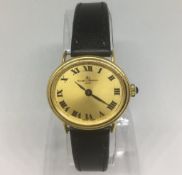 Baume & Mercier 18ct Solid Gold Ladies Watch. Model number - 38300
