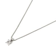 Mappin & Webb Platinum 0.70ct Diamond Necklace