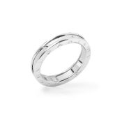 Bulgari 18k White Gold 1 Band B.Zero 1 Ring AN852423