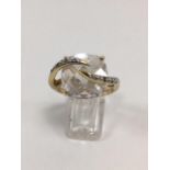 18ct yellow gold dress ring