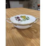 Stafford Flowers twin handled soup bowl