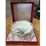 Spode Stafford Flowers, footed bowl, 20.5 cms