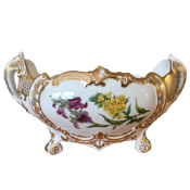 Spode Stafford Flowers, small fruit bowl, decorated with flowers and gilt detail