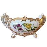 Spode Stafford Flowers, small fruit bowl, decorated with flowers and gilt detail