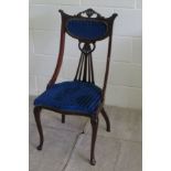 Mahogany nursing / bedroom chair