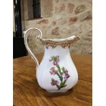 Spode Stafford Flowers, milk jug, floral decoration with hand gilding