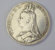 1889 Victorian Silver Crown
