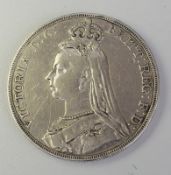 1890 Victorian Silver Crown