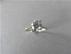 1.15ct diamond solitaire ring with an enhanced brilliant cut diamond. H colour and I1 clarity. Set
