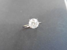 1.32ct diamond solitaire ring with an brilliant cut diamond. J colour and I1 clarity. enhanced .