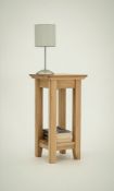 50x Hereford Rustic Oak Tall Lamp Table