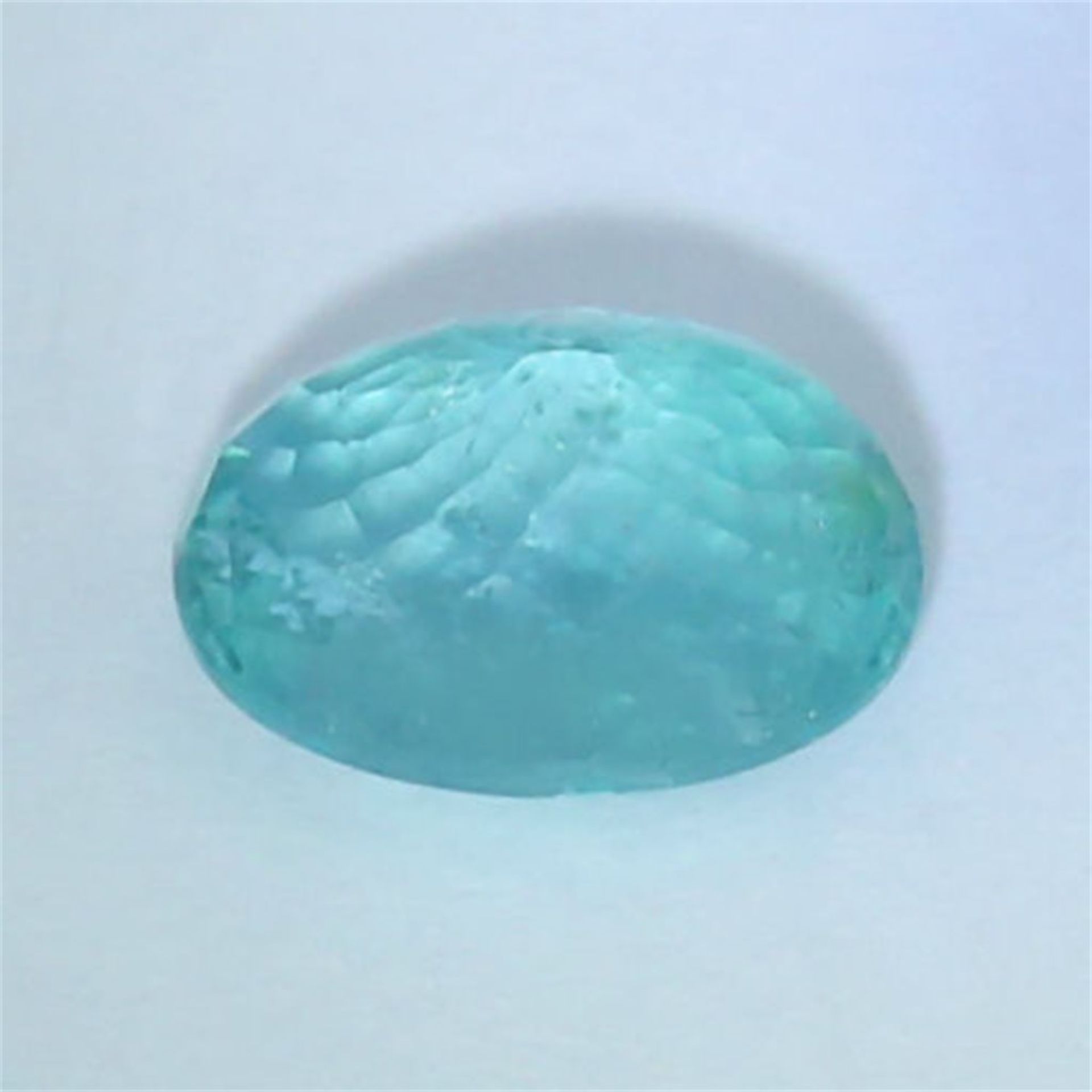 GIA Certified 2.40 ct. Neon Greenish Blue Paraiba Tourmaline - Image 6 of 6