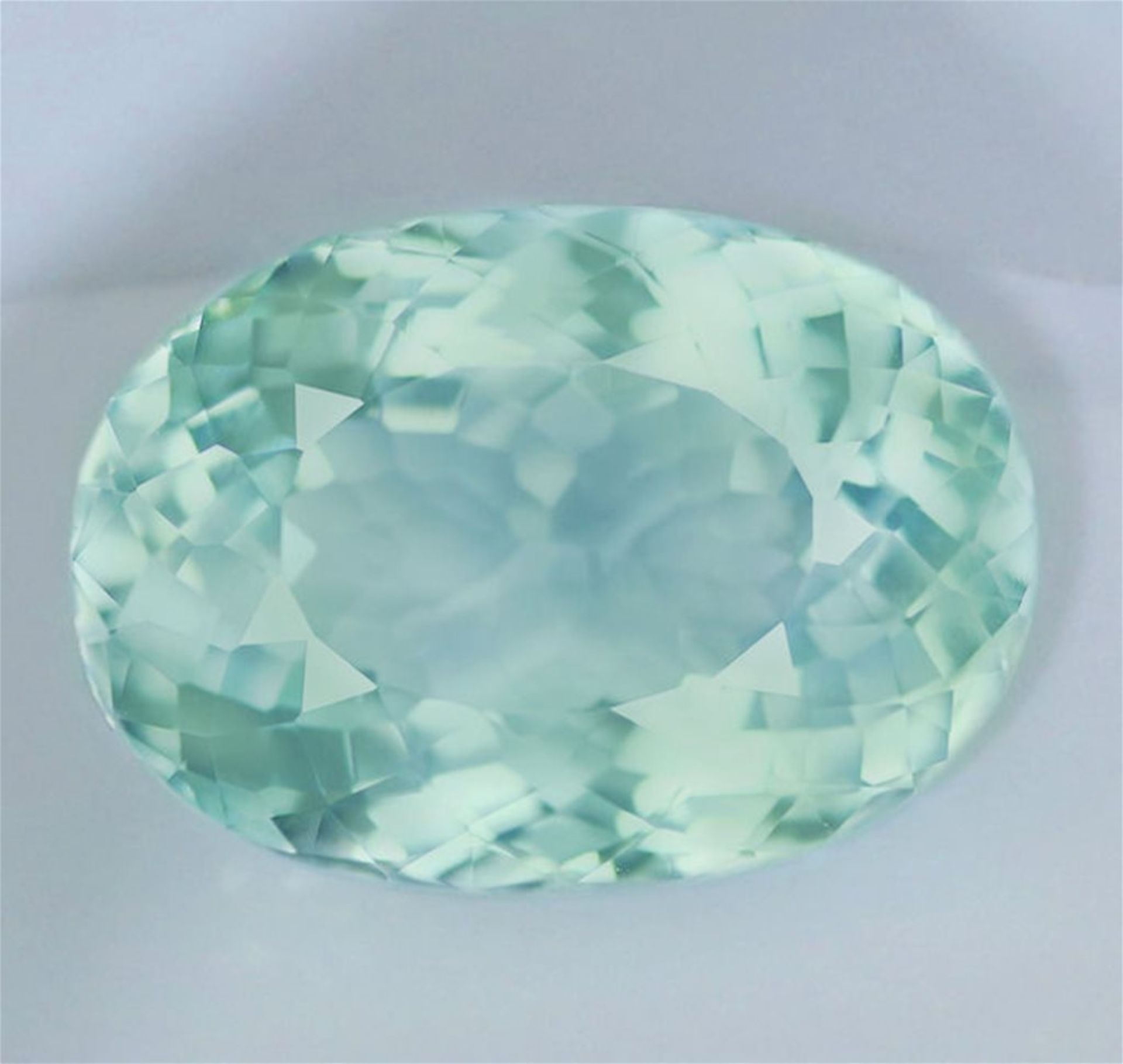 GIA Certified 15.14 ct. Neon Light Greenish Blue Paraiba Tourmaline - BRAZIL - Image 3 of 7