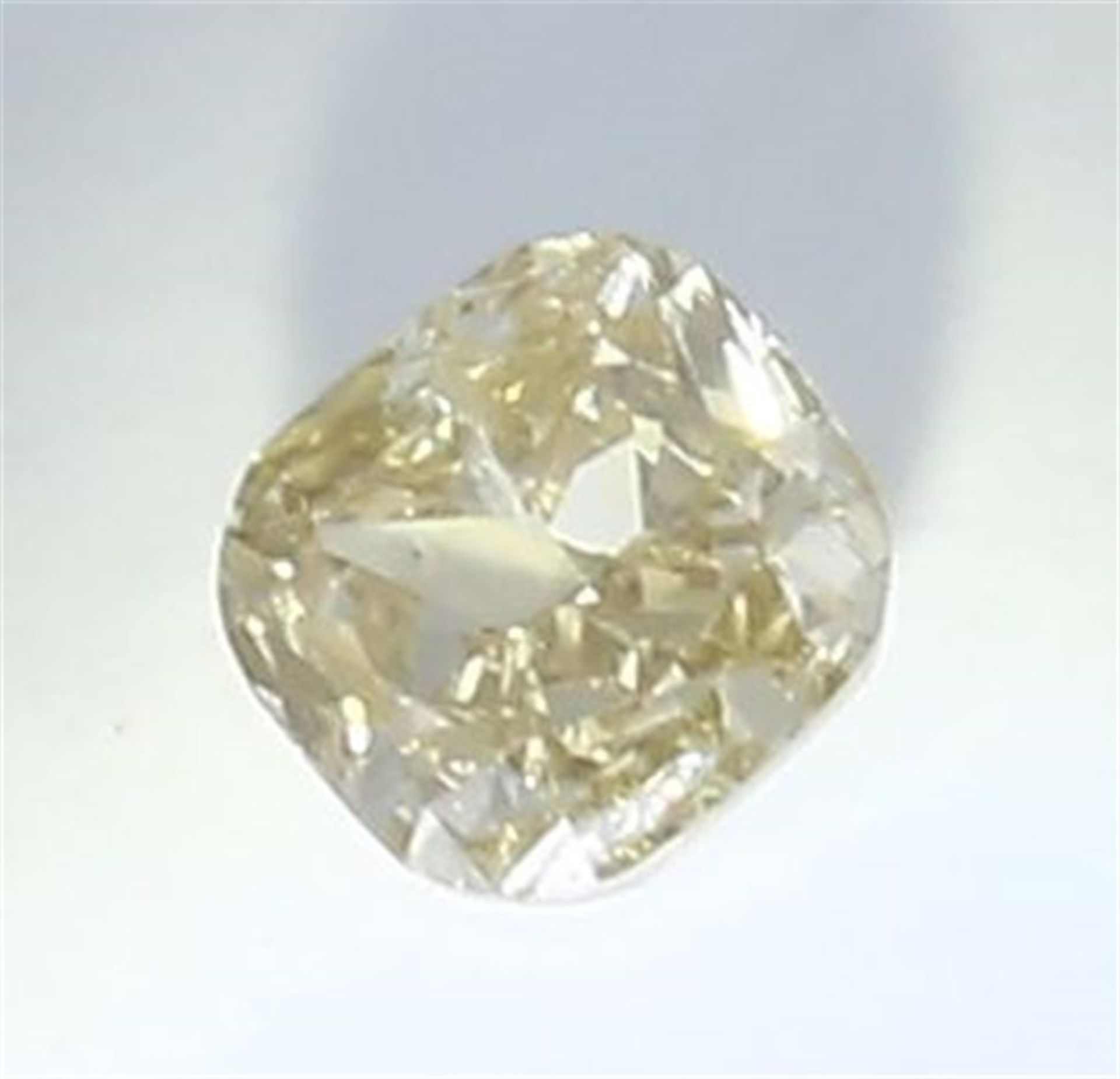 IGI Certified 0.56 ct. Square Cushion Modified Brilliant Diamond - Light Brown - I 2