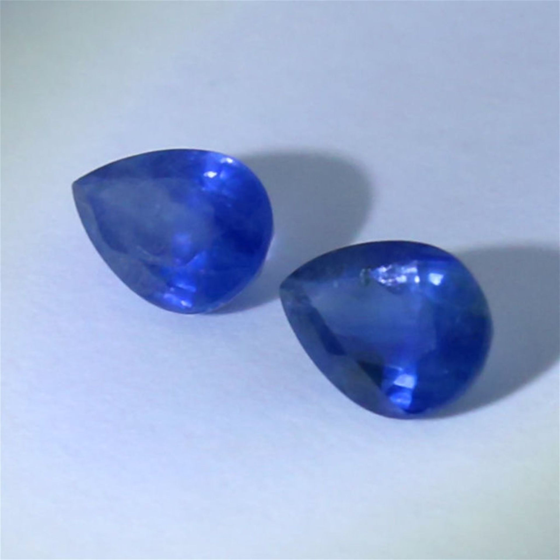 IGI Certified - Set of 2 Blue Sapphires MADAGASCAR - Image 3 of 5