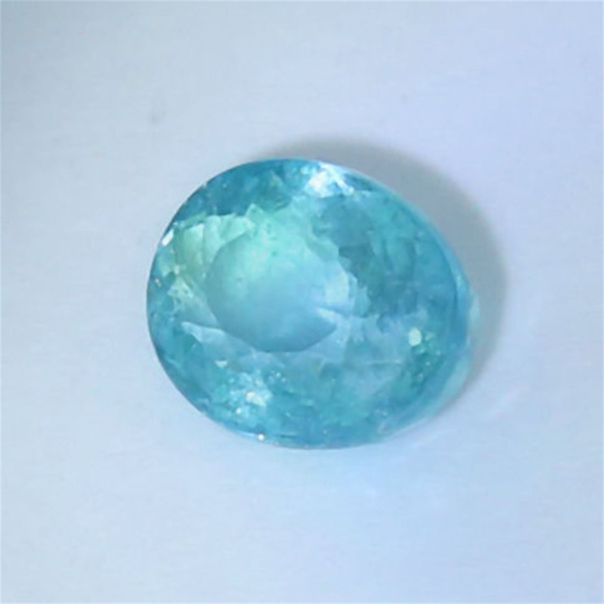 GIA Certified 2.40 ct. Neon Greenish Blue Paraiba Tourmaline - Image 3 of 6