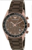 BRAND NEW GENTS EMPORIO ARMANI WATCH AR5982, COMPLETE WITH ORIGINAL PACKAGING AND MANUAL - FREE