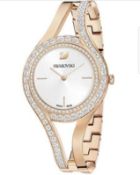 BRAND NEW LADIES SWAROVSKI WATCH 5377576, COMPLETE WITH ALL ORIGINAL PACKAGING, MANUALS AND SPARE