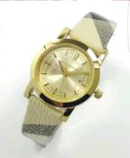 BRAND NEW LADIES BURBERRY WATCH _BU1399, COMPLETE WITH ORIGINAL PACKAGING AND MANUAL