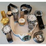 Vintage Retro Parcel of 10 Assorted Watches NO RESERVE