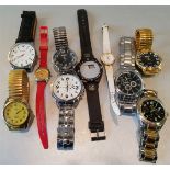 Vintage Retro Parcel of 10 Assorted Watches NO RESERVE