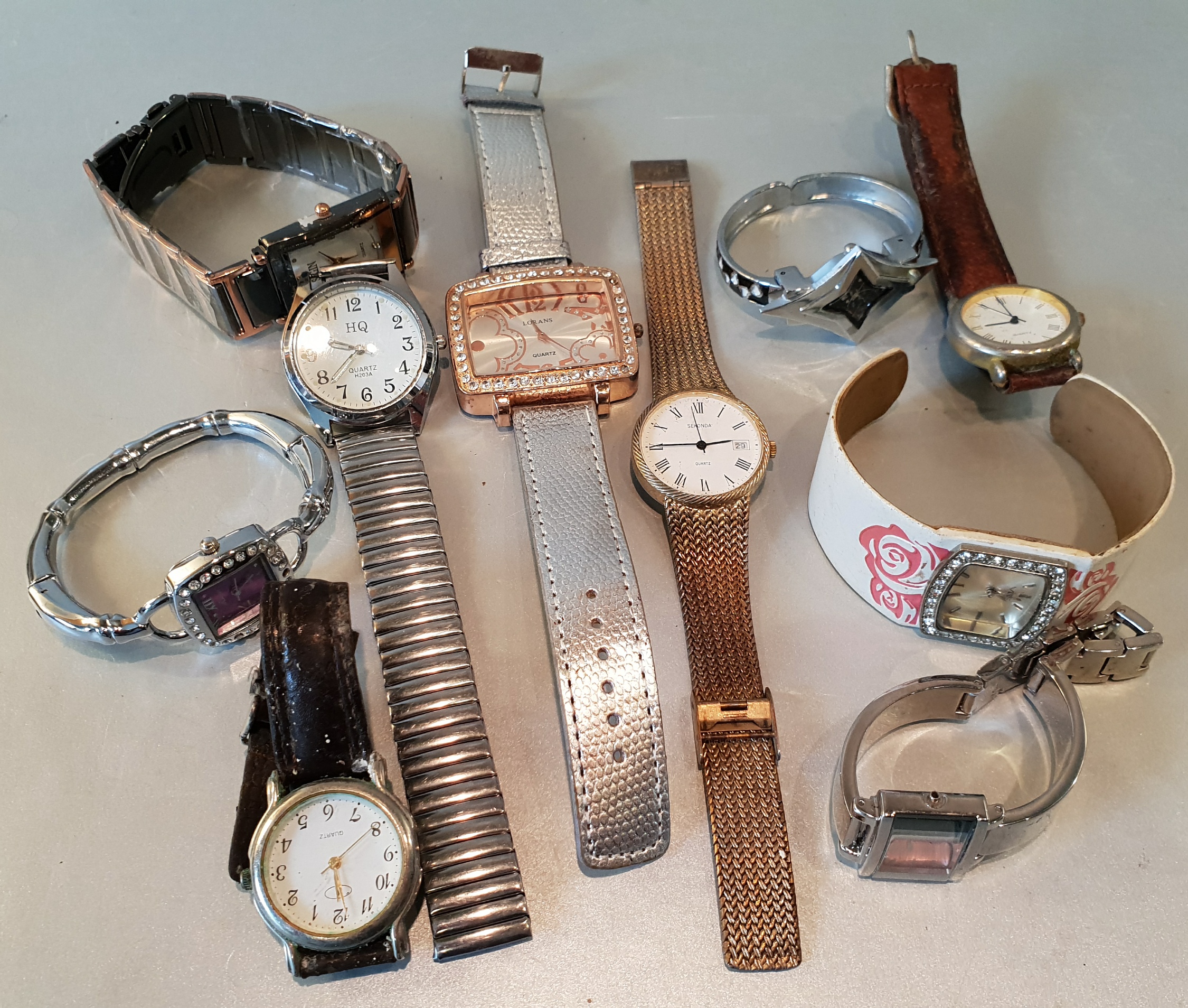 Vintage Retro Parcel of 10 Assorted Watches NO RESERVE