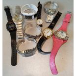 Vintage Retro Parcel of 10 Assorted Watches NO RESERVE