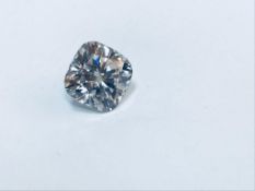 5.05ct cushion shape diamond,EGL certification number EGL1516732336,D Colour,VS2 Clarity,Excellent