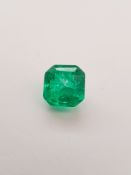Natural Green Emerald Shape Zambian