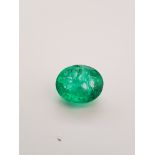 9.80 Cts. Awesome Natural Green Emerald